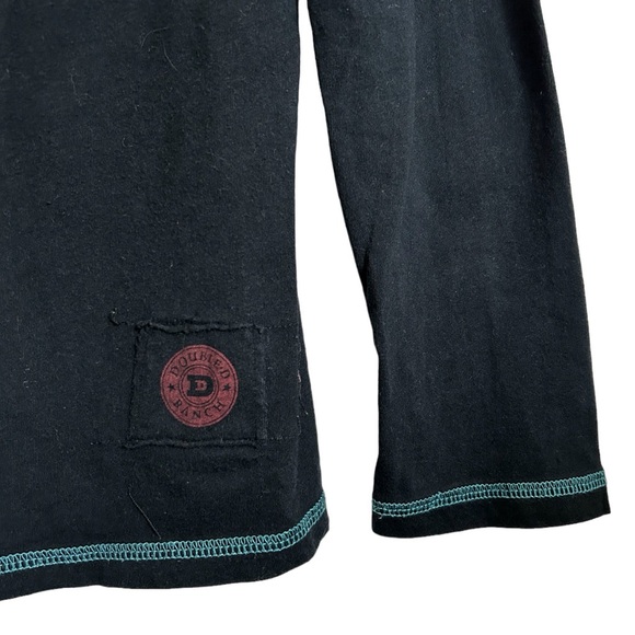 Double D Ranch Embroidered Long Sleeve Top Tee - Picture 7 of 13